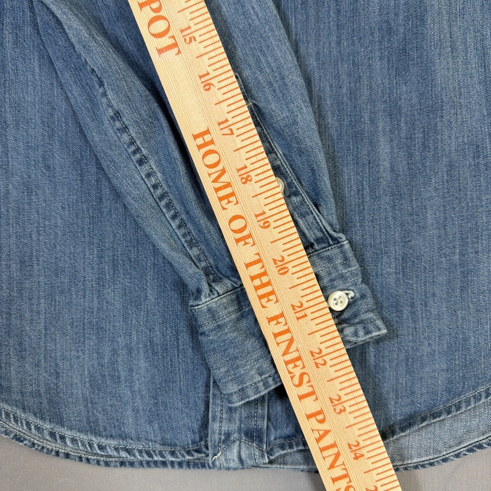 Polo Ralph Lauren Boys Button-Down Long Sleeve Pony Chambray Denim Shirt‎ Large - Picture 15 of 16